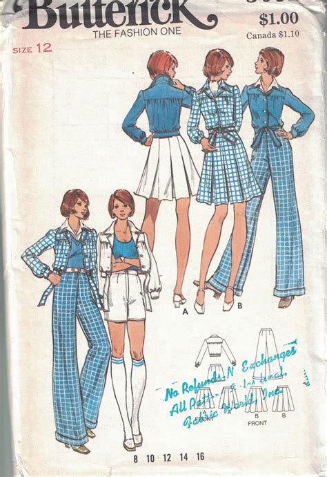 Uncut 70s Vintage Sewing Pattern Cheerleader Skirt High Etsy