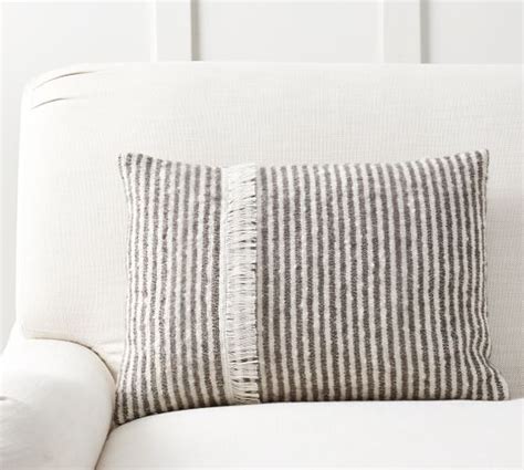 This pillow features a stylish navy blue chain pattern on beige, the perfect way to add a bit of life to your backyard patio. Farmhouse Pillows: My Favorites for Your Home - The ...