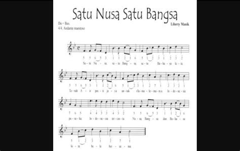 Lirik Lagu Satu Nusa Satu Bangsa Terinspirasi Dari Semangat Sumpah