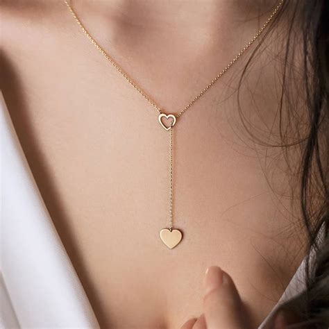 Women Heartbeat Necklace Sikesilx