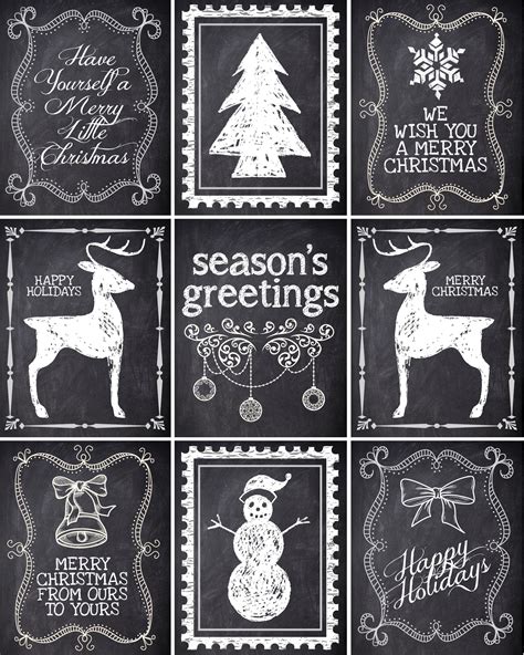Christmas Chalkboard Labels Free Printable How To Nest For Less™