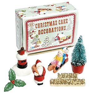 Vintage Christmas Cake Decorations Amazon.co.uk Kitchen & Home