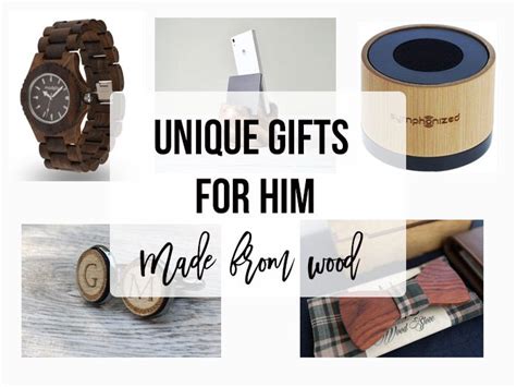 Unusual anniversary gifts for him. 15 Unique Wooden Gifts for Him (2020) - Anika's DIY Life ...