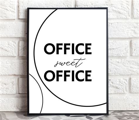 Office Sweet Office Print Office Funny Poster Office Decor Office