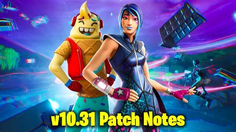 Fortnite Update V1031 Patch Notes Party Hub Storm Changes More