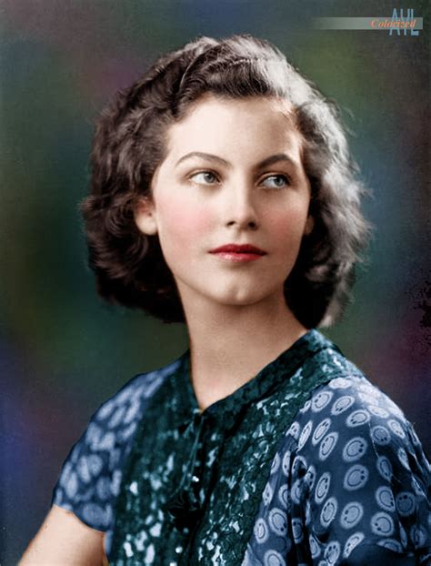 An Even Younger Ava Gardner Ca 1942 Or Earlier Just Starting In