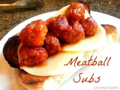 Weeknight Meatball Subs Meatball Subs Meatballs Soup And Sandwich