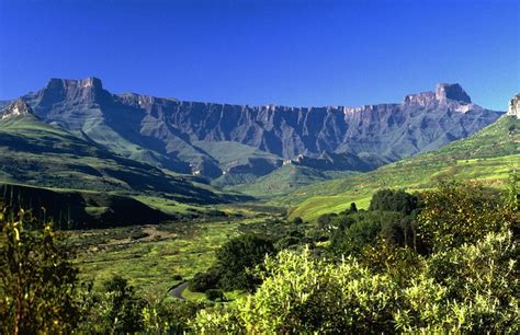 Amphitheatre Drakensberg Beautiful Mountains South Africa Hiking