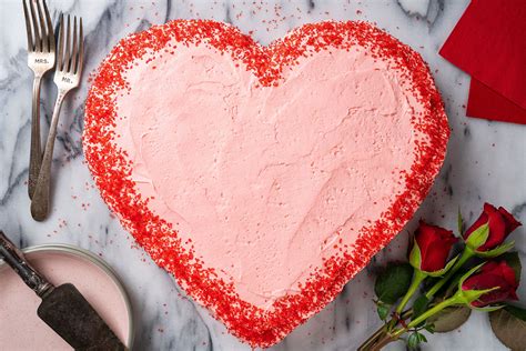 Heart Shaped Valentines Cake Recipe