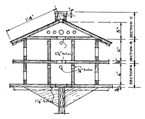Amish purple martin house plans page 1 t 14 plan book martins and natural gourds bird line t14 houses birdhouse building prep cottage maryland s wild acres. Build your own Purple Martin House | Purple martin house ...