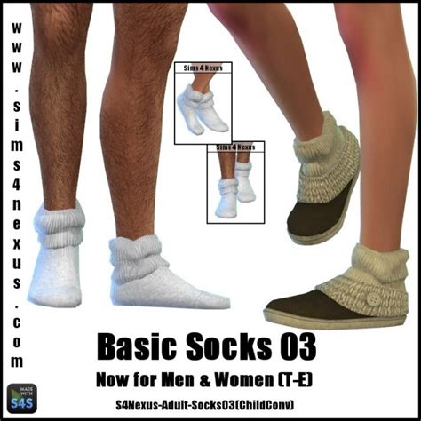 Sims 4 Stacked Socks