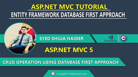 Asp Net Mvc Database First Entity Framework Database First Approach Youtube