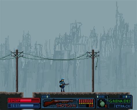 Scatteria Post Apocalyptic 2d Platform Shooter Pixel Art Game Art