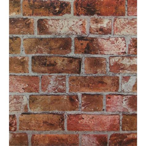 Free Download Modern Rustic Brick Wallpaper Copper Red 1000x1000 For