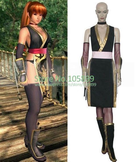 Dead Or Alive Kasumi Black Cosplay Costume In Anime Costumes From