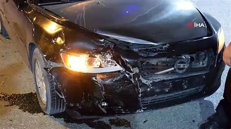 Karaman da kavşakta otomobil çarpışması 2 yaralı Dailymotion Video