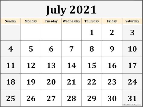 July 2021 Calendar Wallpapers Wallpaper Cave