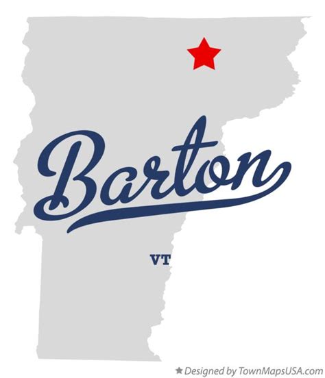 Map Of Barton Vt Vermont