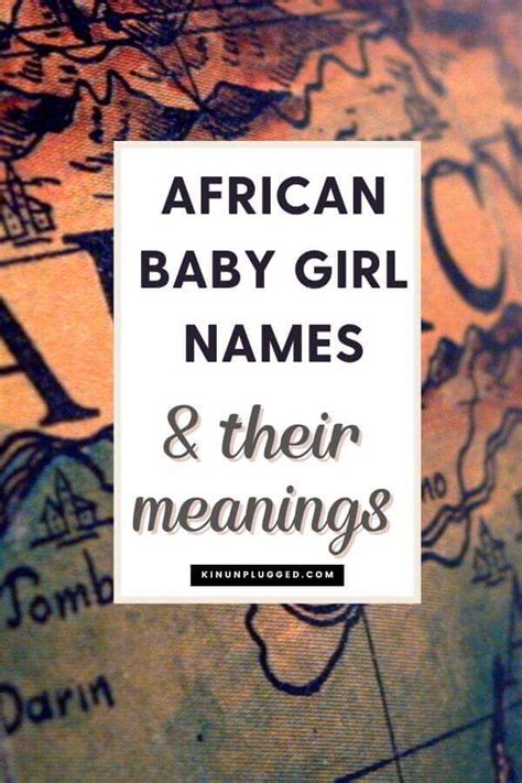 53 Beautiful African Baby Girl Names With Meaning Kin Unplugged