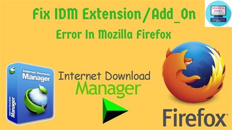 Internet download manager has a smart download logic accelerator that features intelligent dynamic file segmentation and safe multipart downloading technology to accelerate how to install idm with idm crack: How To Add IDM Add-On In Mozilla Firefox Manually Solve ...