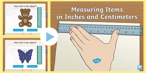 Measuring Length In Inches And Centimeters Powerpoint