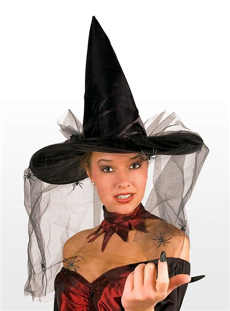 Witch Hat with Spiders - maskworld.com