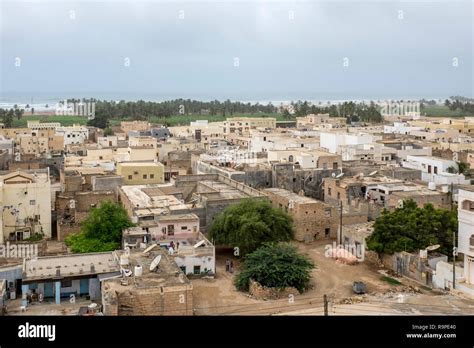 View Over The Coastal Town Of Taqah In The Dhofar Governorate Near