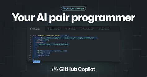 Introducing Github Copilot Your Ai Pair Programmer The Github Blog
