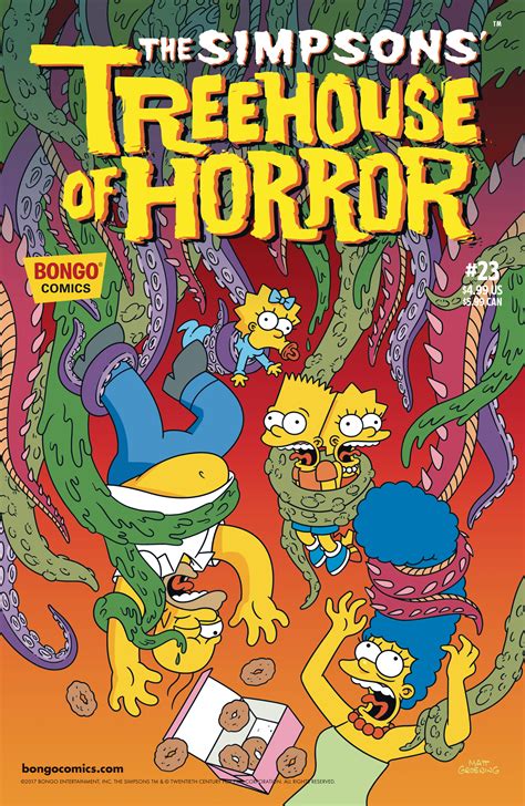 Jul171467 Simpsons Treehouse Of Horror 23 Previews World