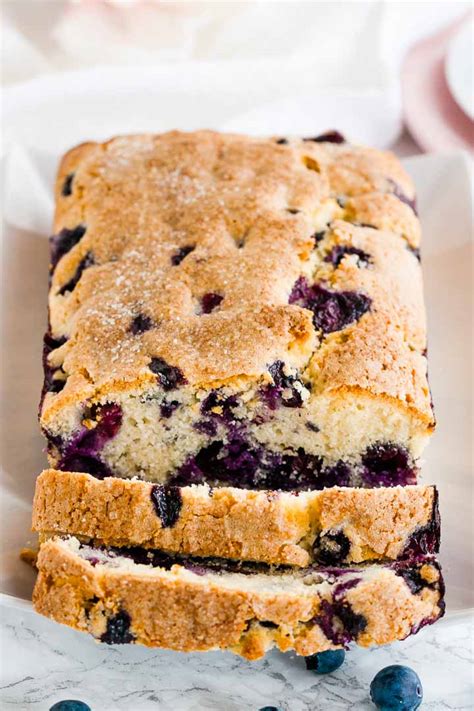 Blueberry Bread An Easy One Bowl Quick Bread Plated Cravings