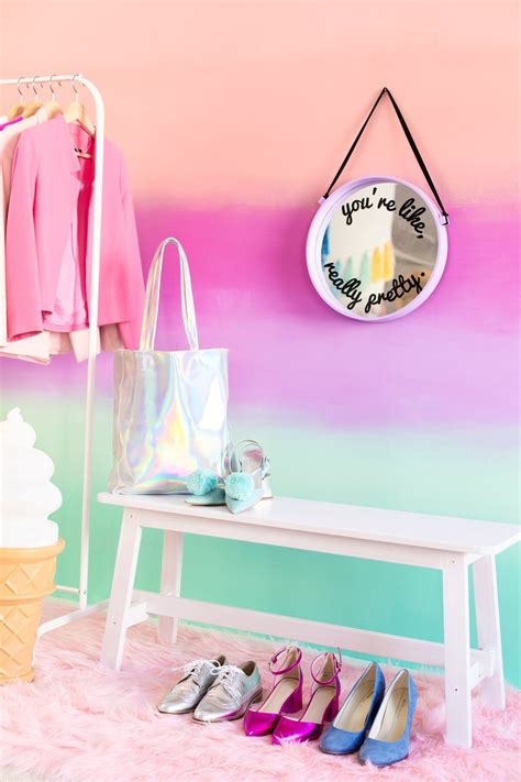 Diy Colorful Ombre Wall Studio Diy Ombre Rainbow Wall Diy Ombre Wall