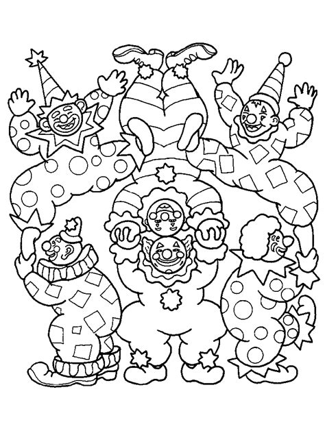 Sélection de dessins de coloriage clowns à imprimer sur LaGuerche com Page