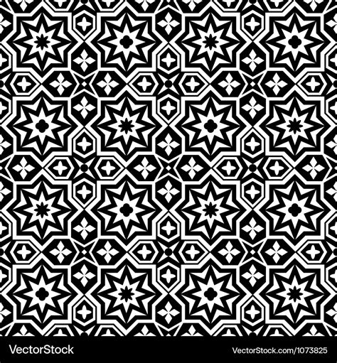 Abstract Ornamental Seamless Pattern Background Vector Image