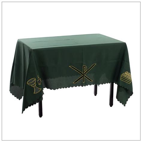1pc Church Altar Table Cloth Communion Table Runner With Px Chalice