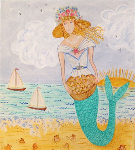 Nantucket Mermaid Mermaid Paintings