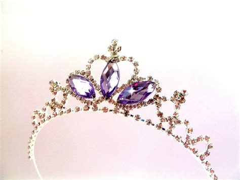 Purple Crown Purple Tiara Princess Sofia Rhinestone Tiara Princess