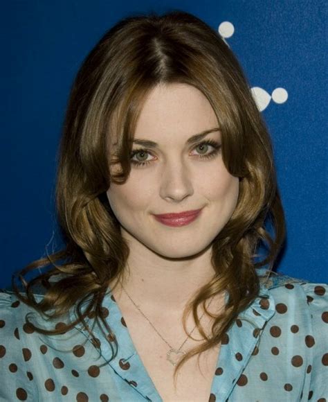 Alexandra Breckenridge Wearing Her Long Hair Parted In The Middle