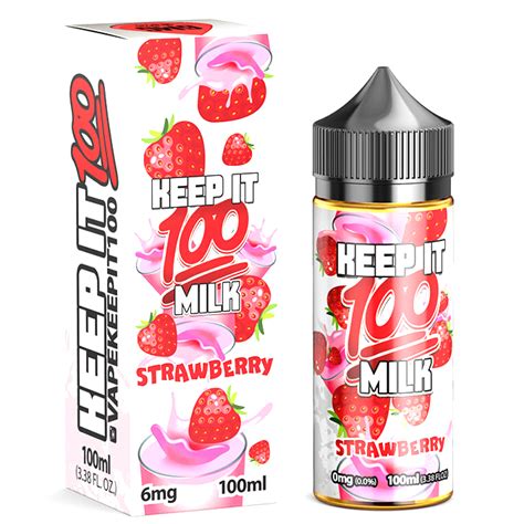 Can you take a vape on a plane? Strawberry Milk Keep It 100 E-Juice 100mL by Liquid Labs