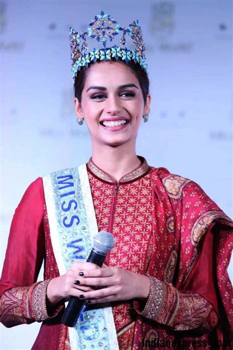 Miss World 2017 Manushi Chhillar Receives A Glorious Welcome In Delhi Talks About Women