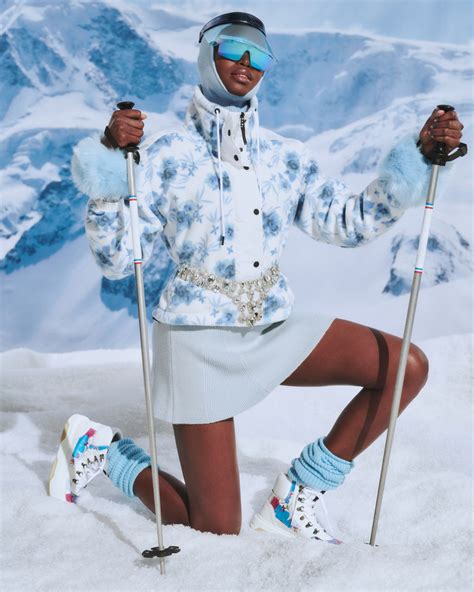 ski bunny chic loveshackfancy and bogner launch second collab kdhamptons