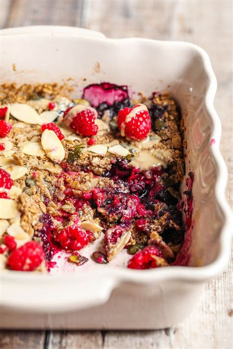 Breakfast Berry Crumble Dessert For Breakfast Yes Please This