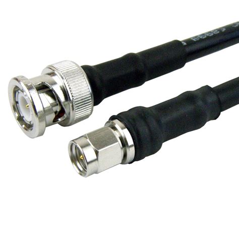 Low Loss Sma Male To Bnc Male Cable Lmr 240 Coax In 36 Inch With Times