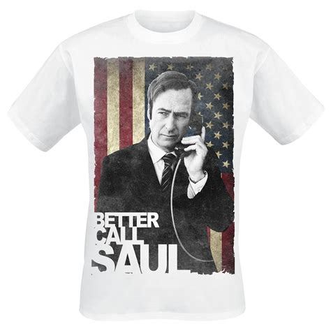 Better Call Saul T Shirt Saul Goodman Usa Flag White Better Call
