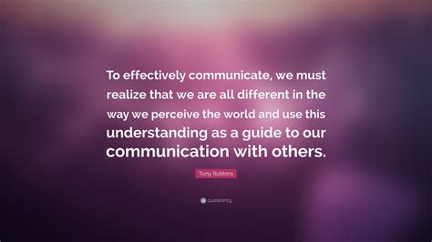 Tony Robbins Quotes On Communication