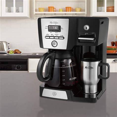 Mr Coffee Multi Function 12 Cup Brew Programmable Coffee Maker Black
