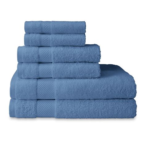 Cannon Ringspun Cotton 6 Piece Bath Towel Set Home Bed And Bath