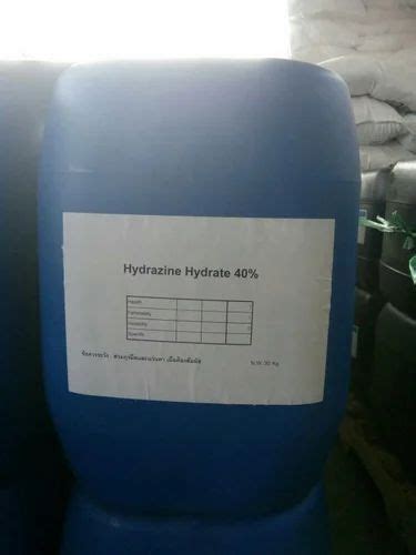 Liquid Hydrazine Hydrate For Industrial At Rs 350kilogram In