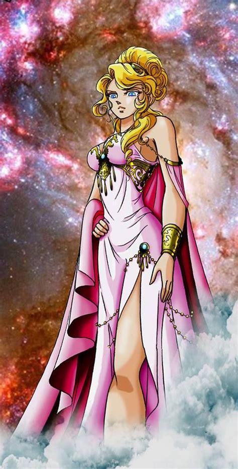 Afrodite Bycarloslamreyes Aphrodite Goddess Saint Seiya Anime
