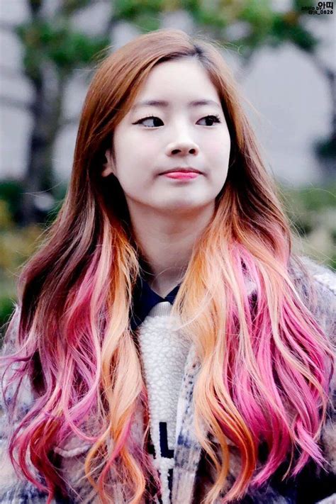 Dahyun Hidden Hair Color Kpop Hair Twice Dahyun Hair Highlights