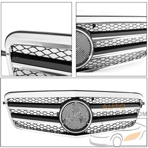 Chrome Sport Amg Style Front Grille Grill For Mercedes W212 E300 E350